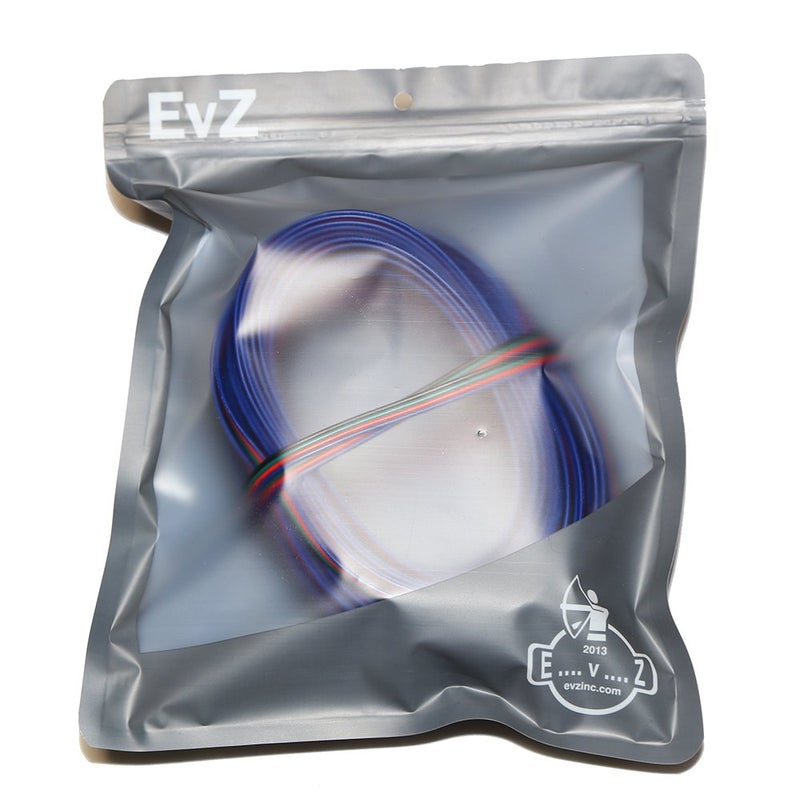 EvZ 22 Gauge 4Pin Extension Wire, EvZ 22AWG 4 Conductor Parallel Electric Cable Cord for RGB LED Strips 3528 5050, Black-Green-Red-Blue, 33ft/10M - Image 4